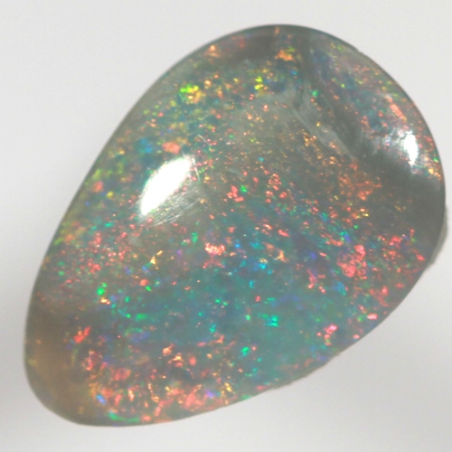 SOLID SEMI BLACK OPAL Sparkling bright fire